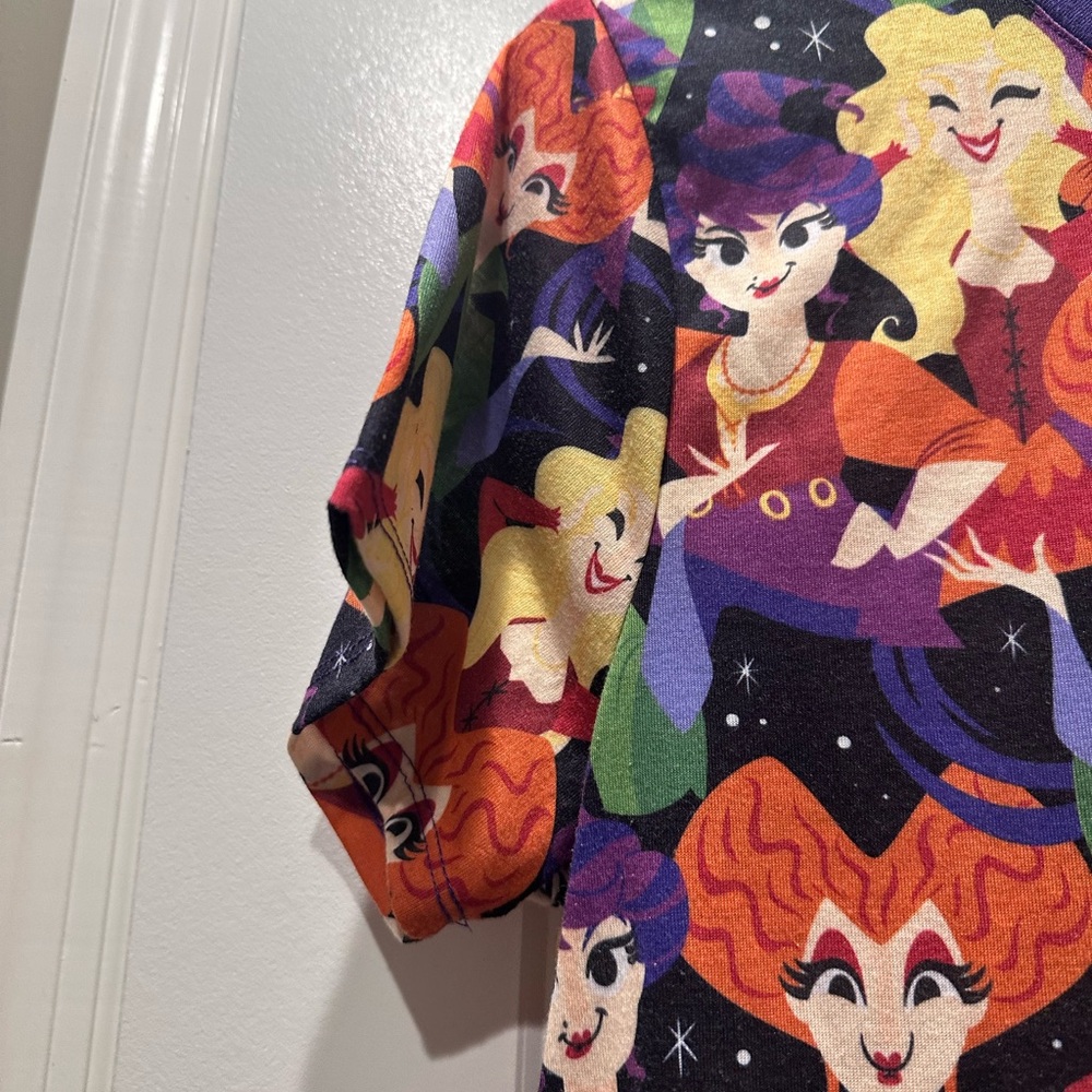 Colorful Hocus Pocus Sanderson Sisters Disney T-Shirt - Picture 4 of 5